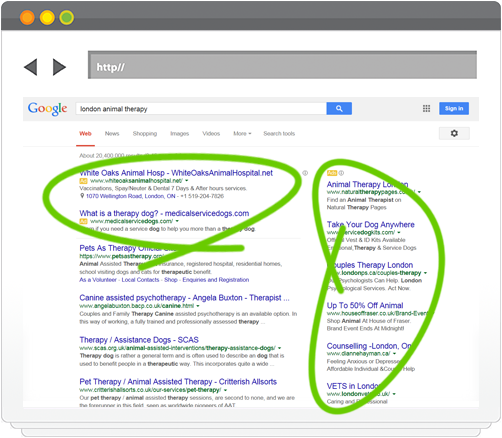 Adwords screenshot Adwords screenshot